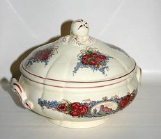 Suppenschüssel - Suppenterrine Sarreguemines vintage