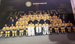 HC DAVOS Mannschaftsfoto/Calle Andersson Handsigniert