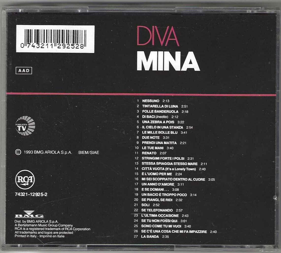 CDs: Mina - Diva – D'occasion à Genève par CDLPBookS 1