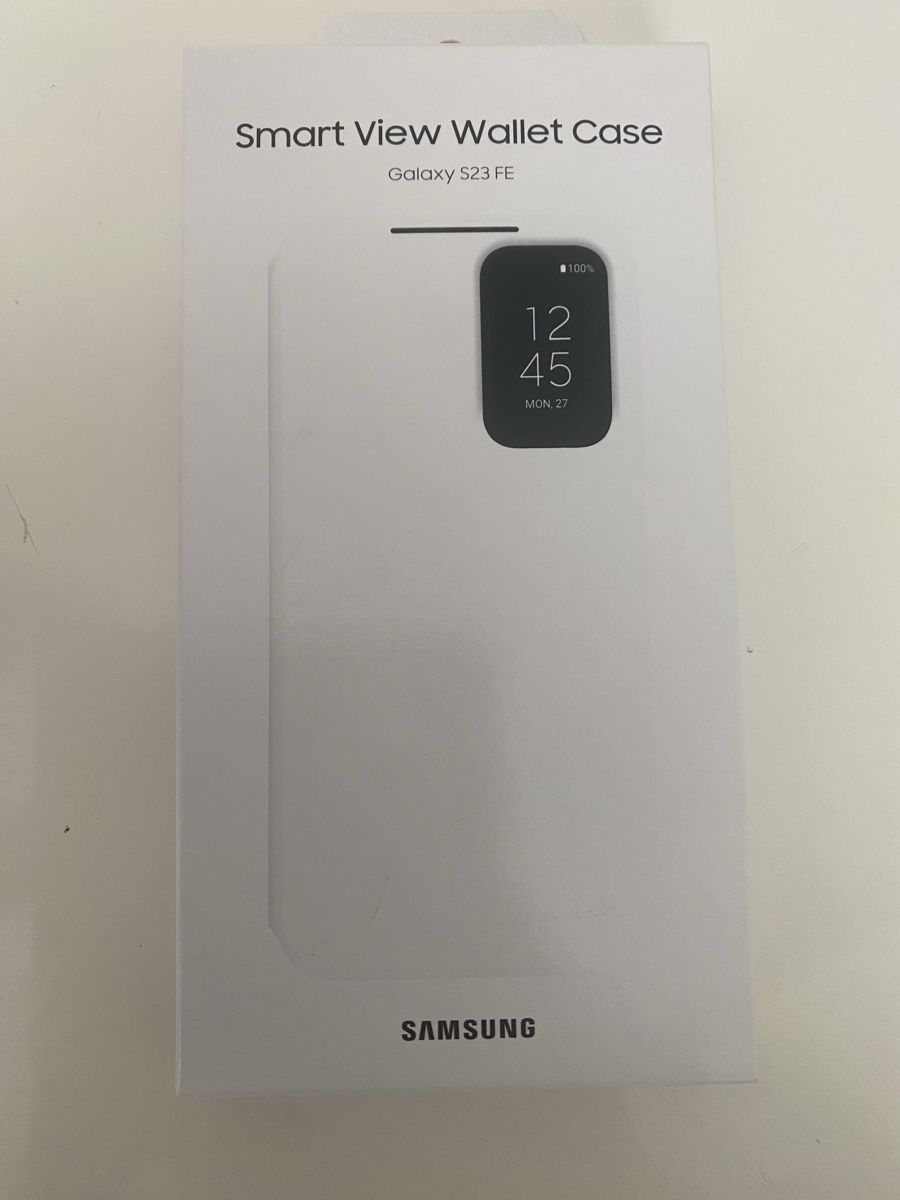 Samsung Cover & Protezioni schermo: Samsung S23 FE Smart View Wallet Case White – Nuovo e nell'imballaggio originale da Zürich venduto da Tavares2077