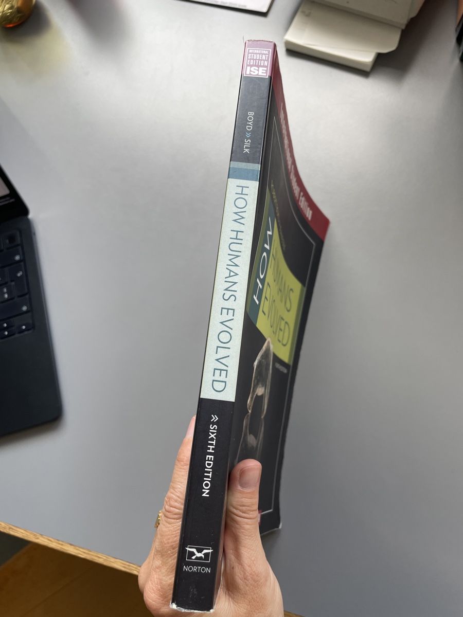 Libri: How humans evolved, 6th edition, Boyd & Silk – Usato da Zürich venduto da ehupp 3