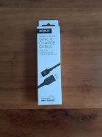 Ladekabel XQISIT USB-A to USB-C 1 m neu black