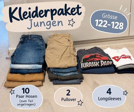 Kleiderpaket Jungen  Grösse 122/128