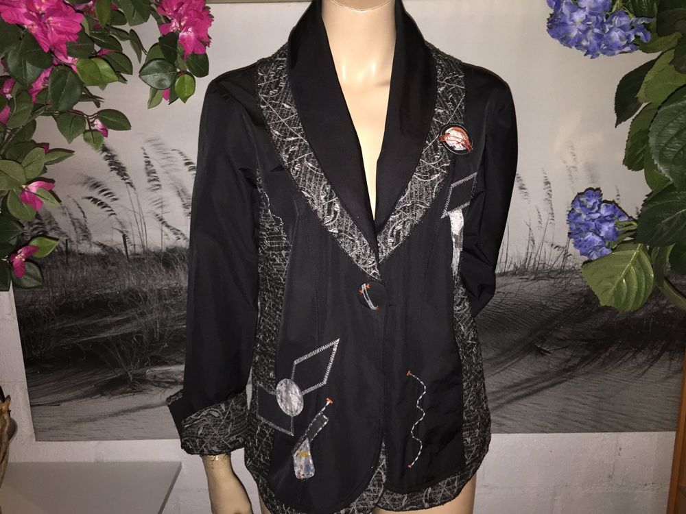 Jupe short doublée en polyester recyclé noir femme