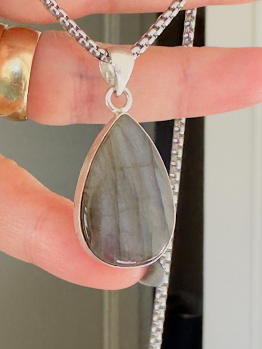 Catenine: Labradorite necklace – Nuovo e nell'imballaggio originale da Genève venduto da AGBERG 8