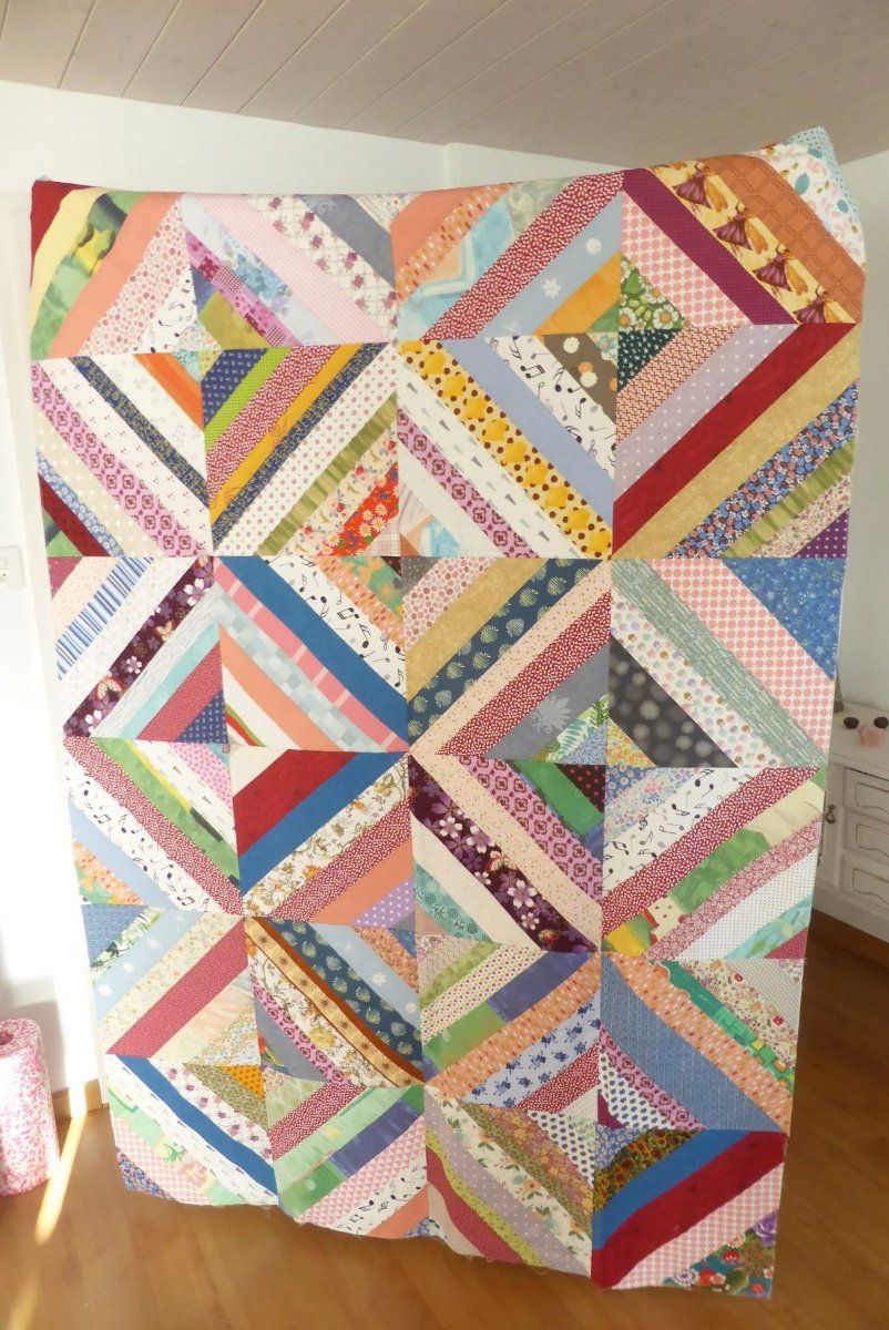 Tessuti: Quilt Top - Baumwolle 120 x 180 cm – Nuovo (secondo la descrizione) da Brunnadern venduto da pinkfaden 1