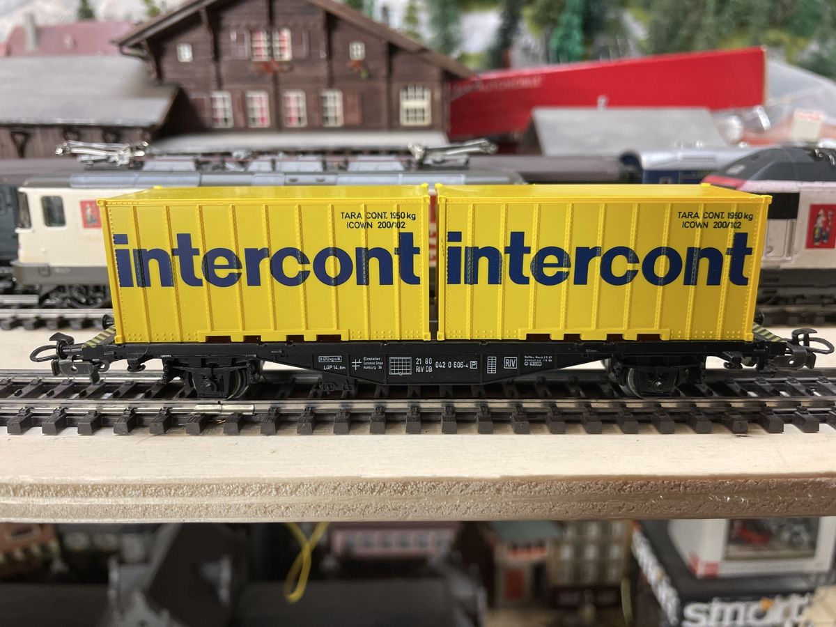 Märklin Trains électriques: Märklin Container Wagen Intercont 4670 – Neuf avec emballage d'origine à Gossau SG par Krokodil344 2