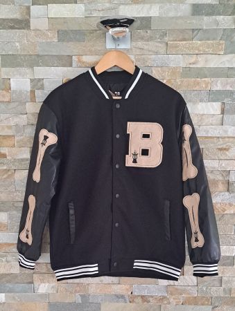 College Jacke schwarz NEU Gr M
