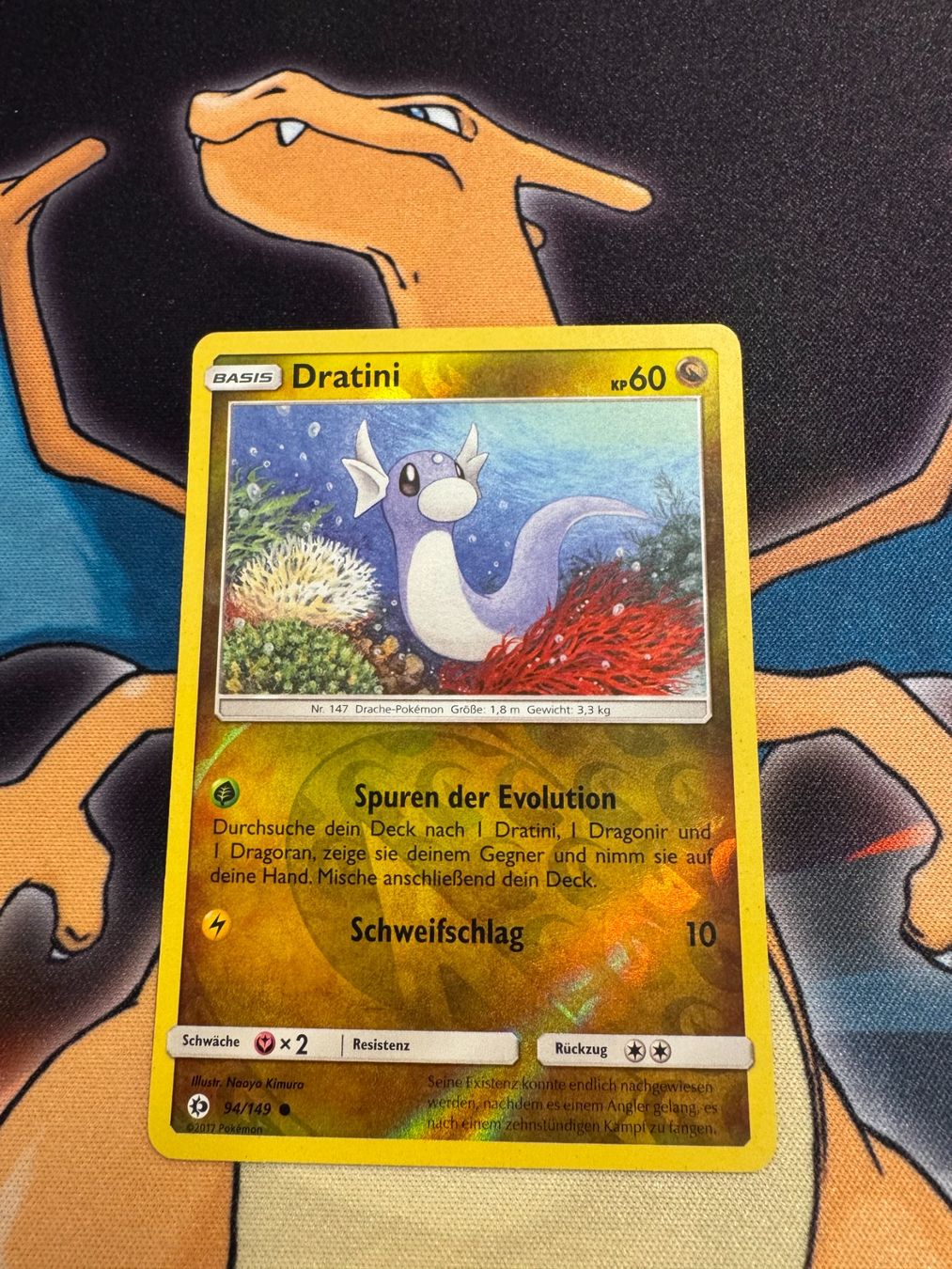 Pokémon Sammelbilder & Trading cards: Dratini (SUM 94) - Reverse Holo - Sonne & Mond – Neu (gemäss Beschreibung) aus Bülach von Pfrenzel