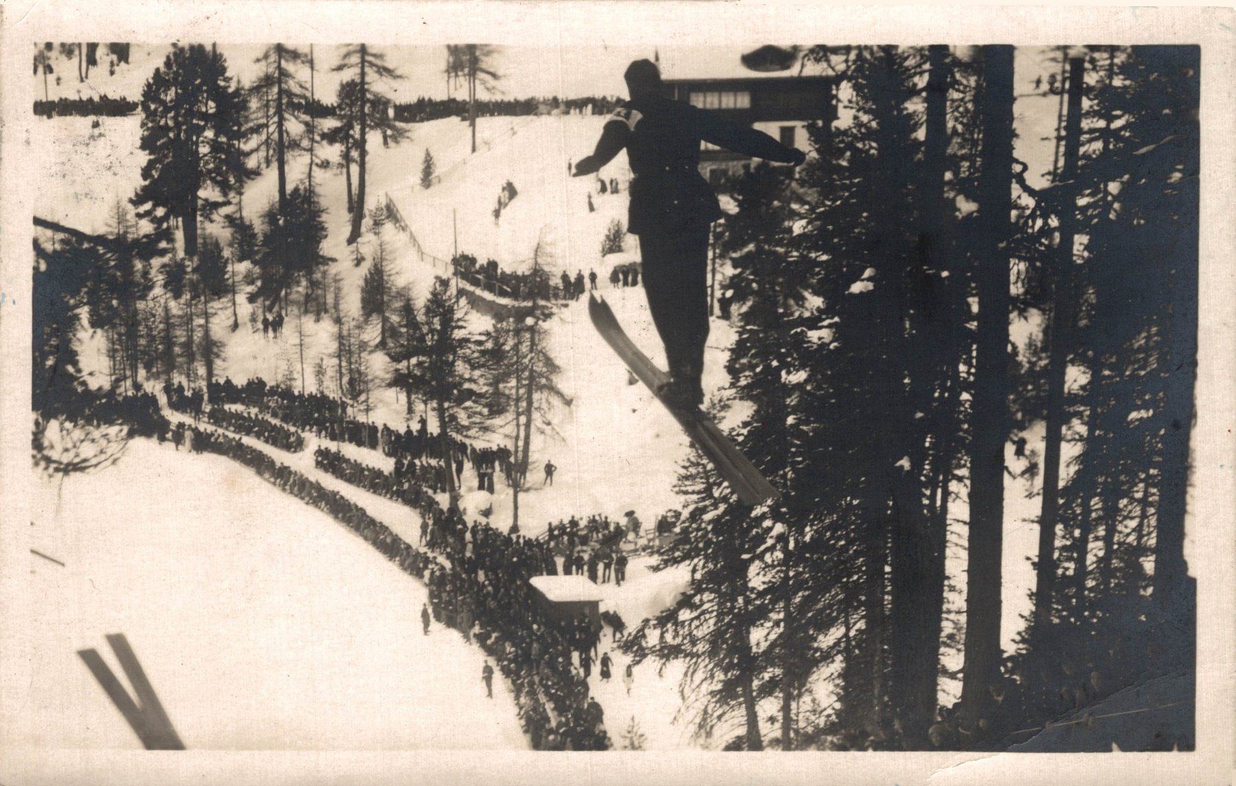 Cartoline postali: Wintersport. Skisprung – Usato da Bronschhofen venduto da Astore