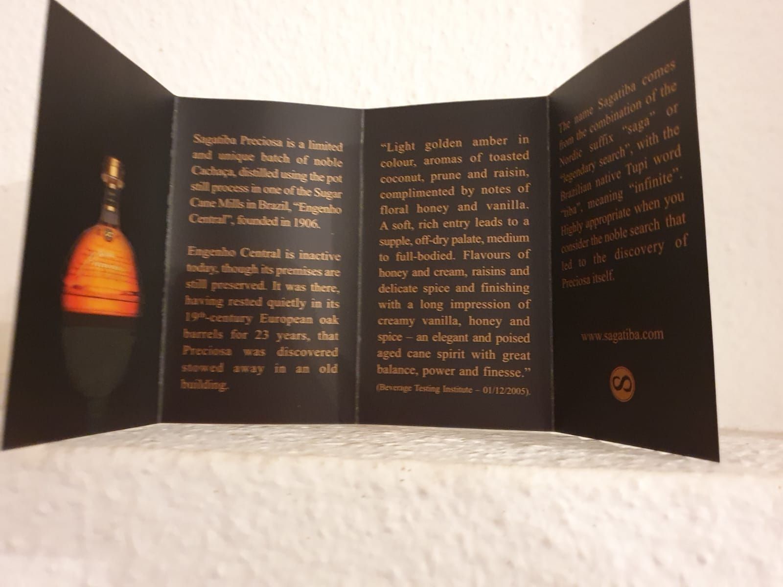 Spiritueux: Sagatiba Preciosa Cachaça 23y  – Neuf avec emballage d'origine à Langnau am Albis par jer_pm72 6