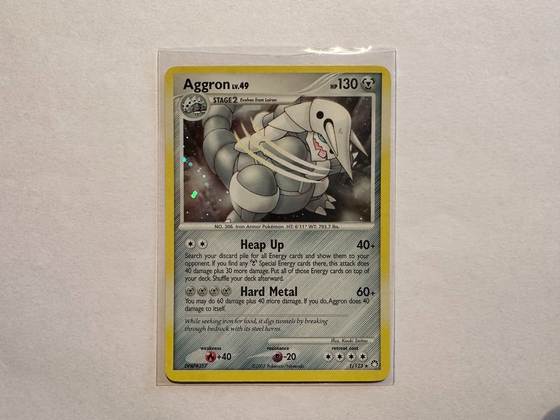 Pokémon Sammelbilder & Trading cards: Aggron holo D&P Mysterious Treasures EN – Gebraucht aus Hagendorn von Pokecollectorch