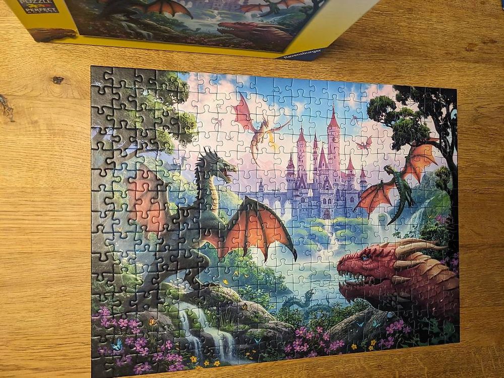 Puzzles: Ravensburger Puzzle - Magischer Drache – Gebraucht aus Bonstetten von introwertyk