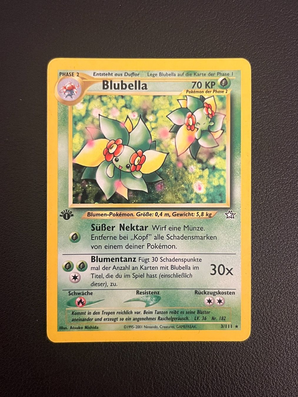 Pokémon Sammelbilder & Trading cards: Pokemon Blubella Holo – Gebraucht aus Zollikerberg von Guido175