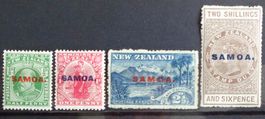 SAMOA: Des timbres neufs * des années 1914 à 1916