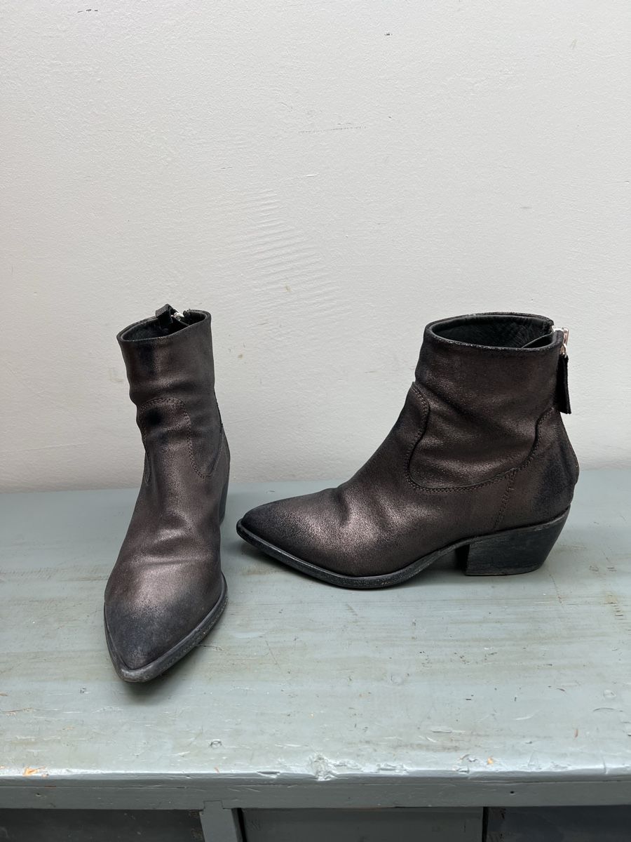 Moma Chaussures femmes: Moma Stiefeletten Leder, Metalic Effekt, – D'occasion à Wabern par La-Vitrine 2