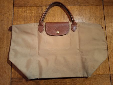 Longchamp Handtasche beige/braun gebraucht