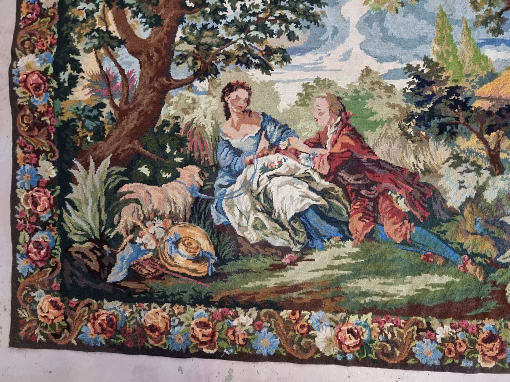 Teppiche: 122×148 Wand Teppich Gobelin – Gebraucht aus Olten von Mezopotamya 1