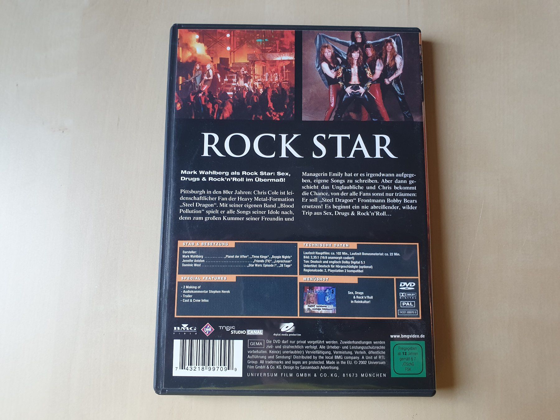 Tutti i DVDs: Rock Star – Usato da Stansstad venduto da collectorsshop 1