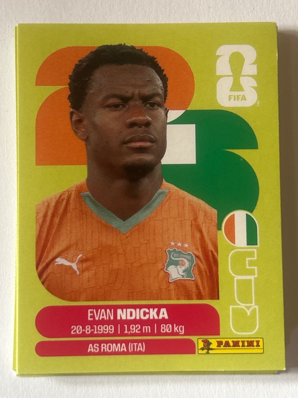 Panini Carte collezionabili: Panini WM 2026 Sticker - Ndicka CIV 6 – Nuovo (secondo la descrizione) da Troistorrents venduto da sim_d75d