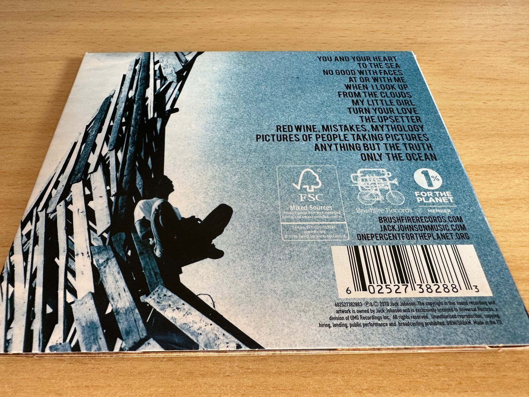 CD: Jack Johnson – To The Sea – Usato da Rikon im Tösstal venduto da Alpenmutz 1