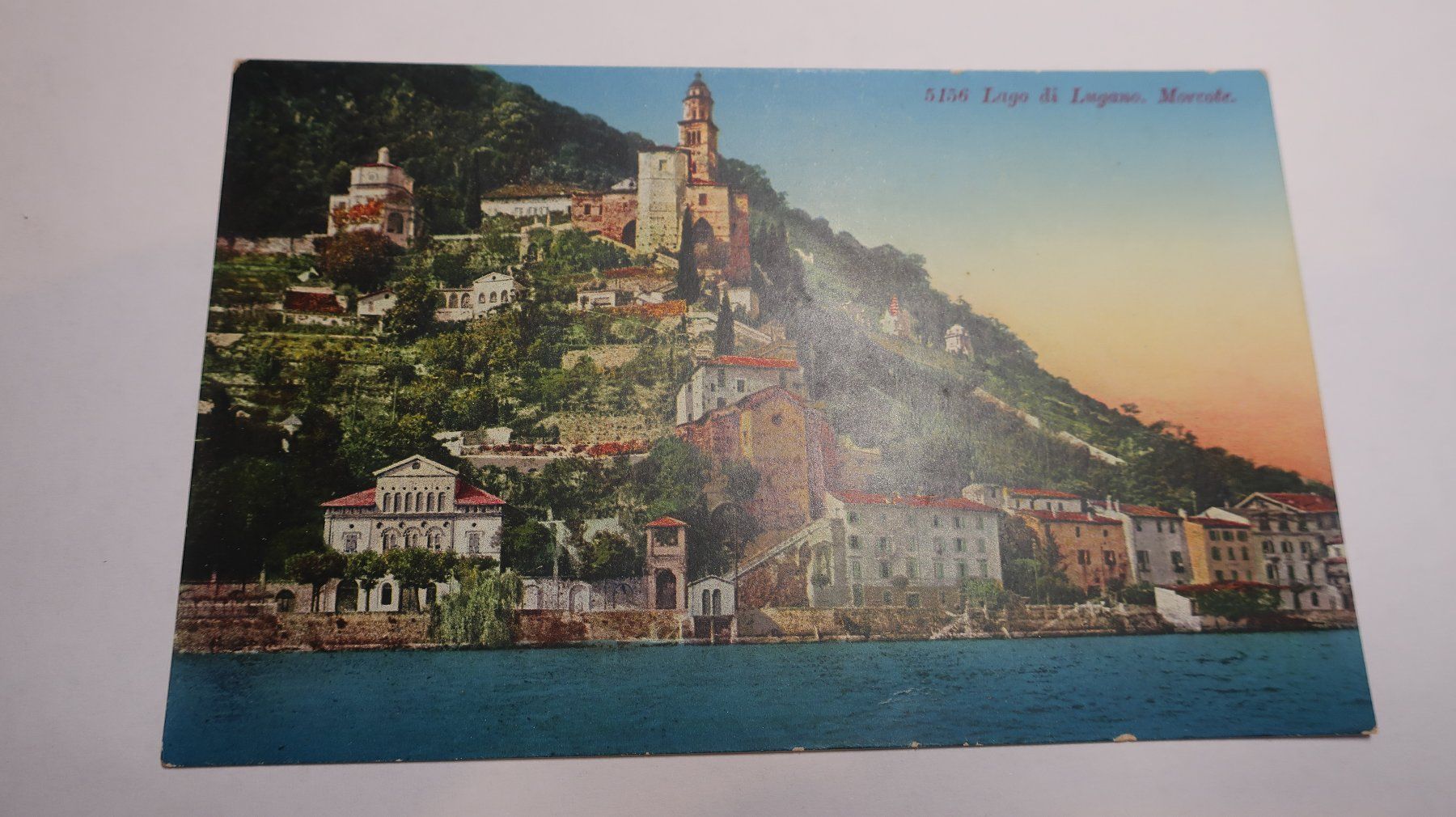 Cartoline postali: Lago di Lugano Morcote – Usato da Cormoret venduto da Pascalll2001 1