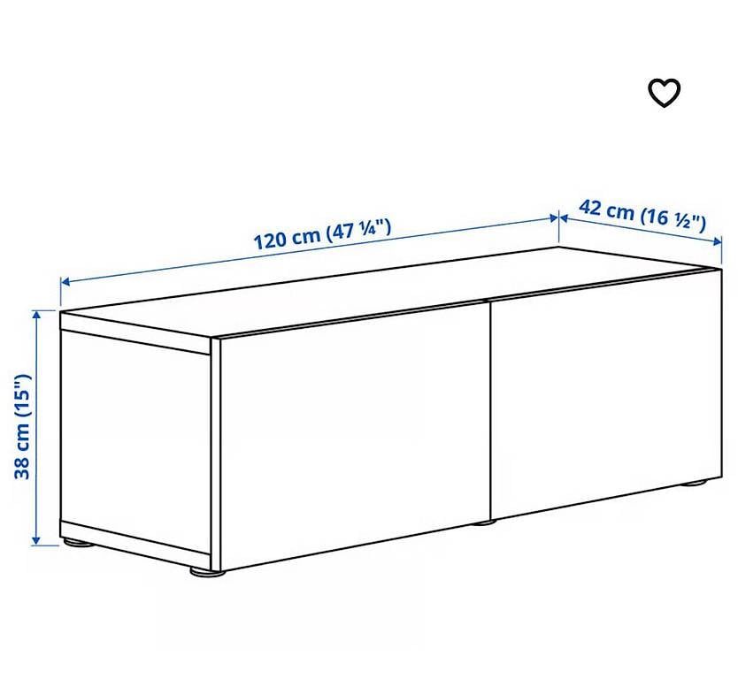 Cassettiere: Ikea Besta Möbel weiss – Usato da Zürich venduto da Marti97