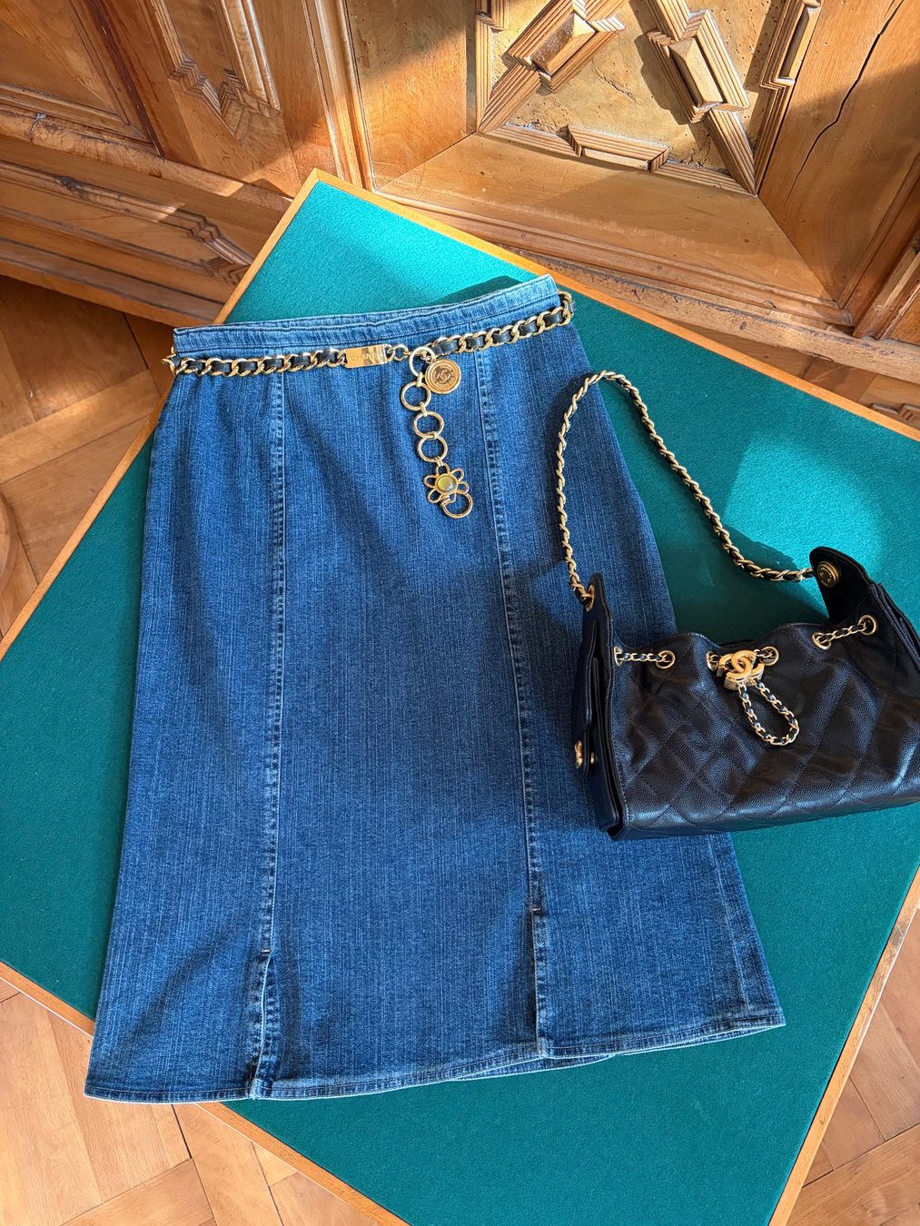 Madeleine Gonne: MADELEINE Jeansrock Größe: 36DE Farbe: Hellblau – Usato da Interlaken venduto da Bona55 1
