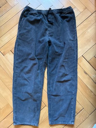 Urban Outfitters Cordhose M blau/grau