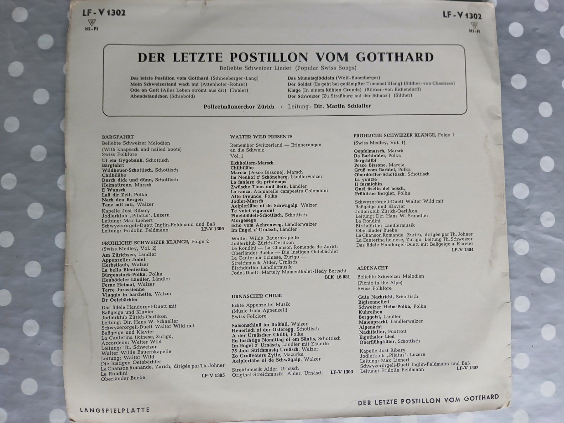 Dischi in vinile: Schallplatte Der letzte Postillon vom Gotthard – Nuovo (secondo la descrizione) da Scherz venduto da dref 1