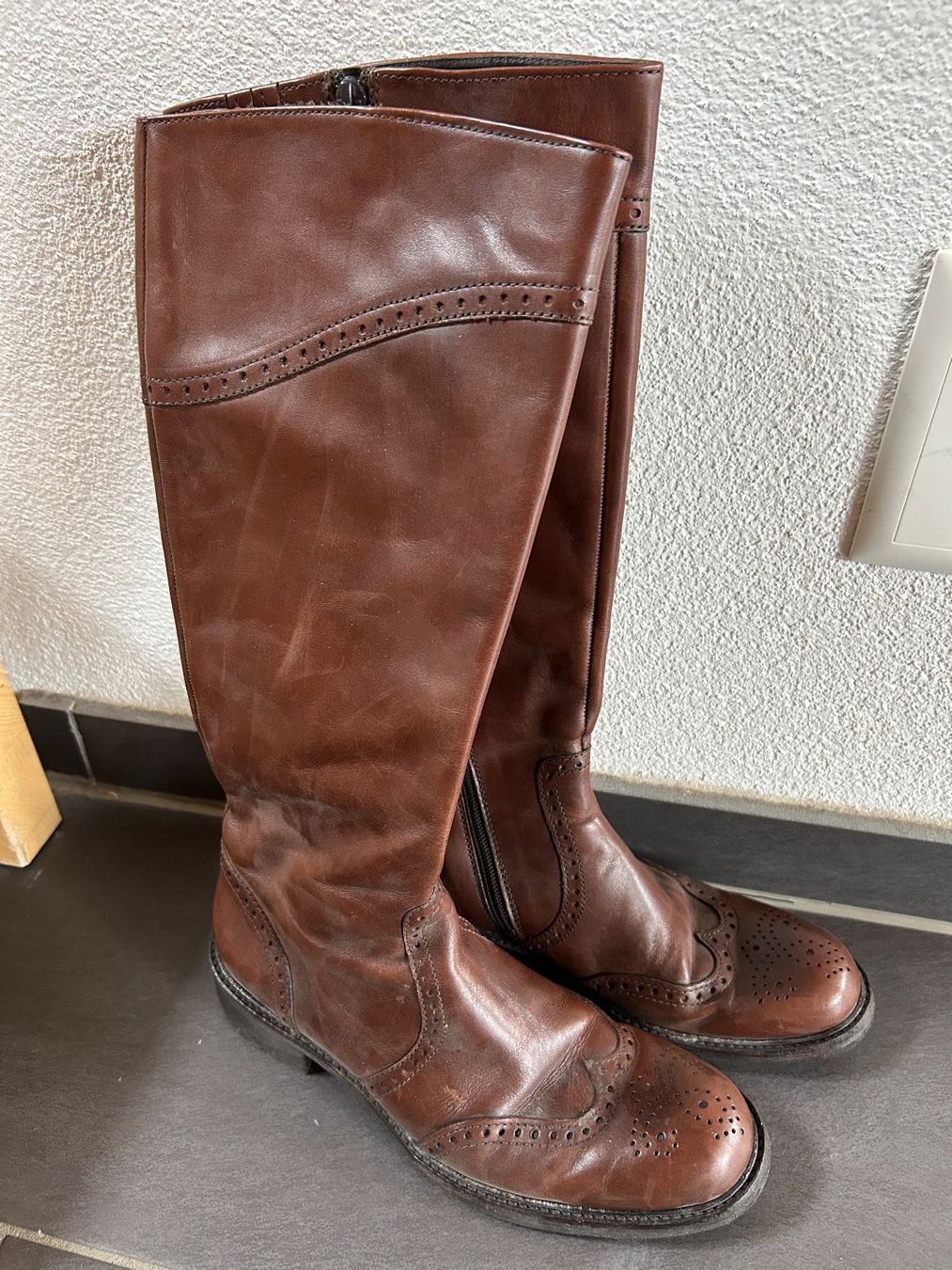 Damenschuhe: Lederstiefel – Gebraucht aus krauchthal von agn_6nfh