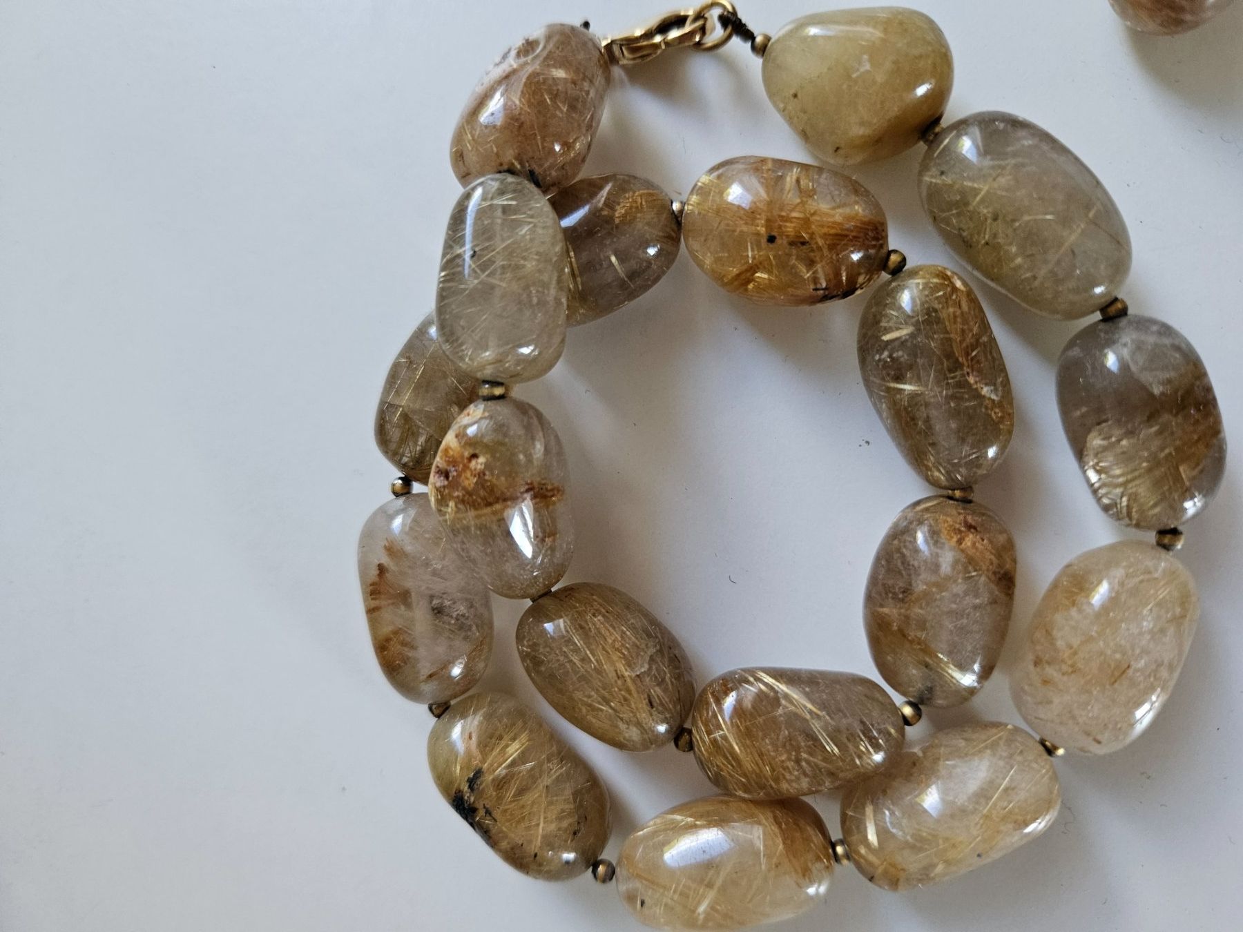 Colliers: Elegante Rutilquarz Kette, Unikat – D'occasion à Urdorf par Colina 1