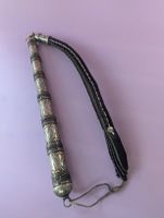 Antike Turkmenische Reitpeitsche – Leder, Zentralasien
