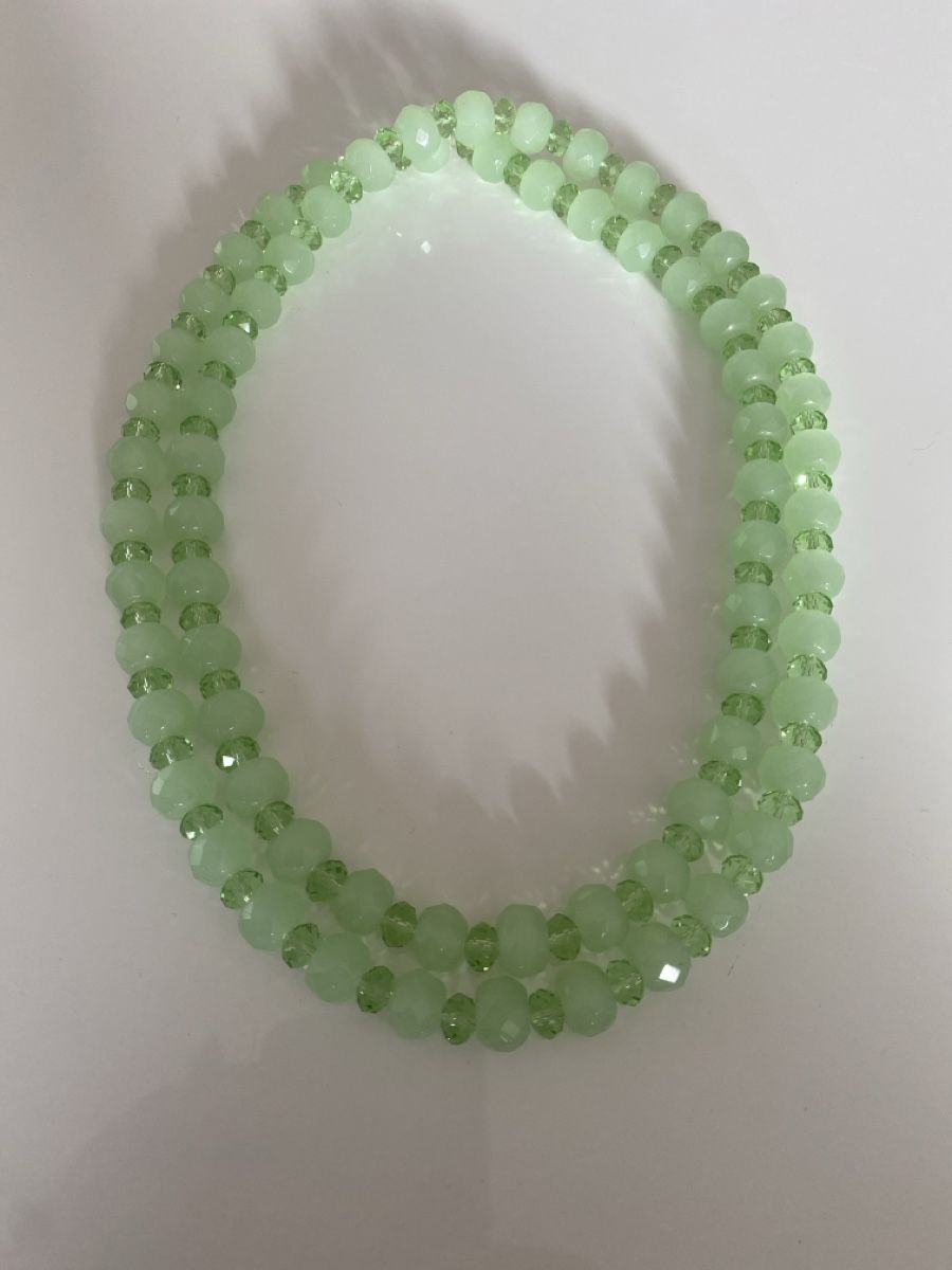 Catenine: Grüne Perlenkette, auffällig, elegant echte Jade 1 m – Nuovo (secondo la descrizione) da Läufelfingen venduto da Alles_Garantie 2