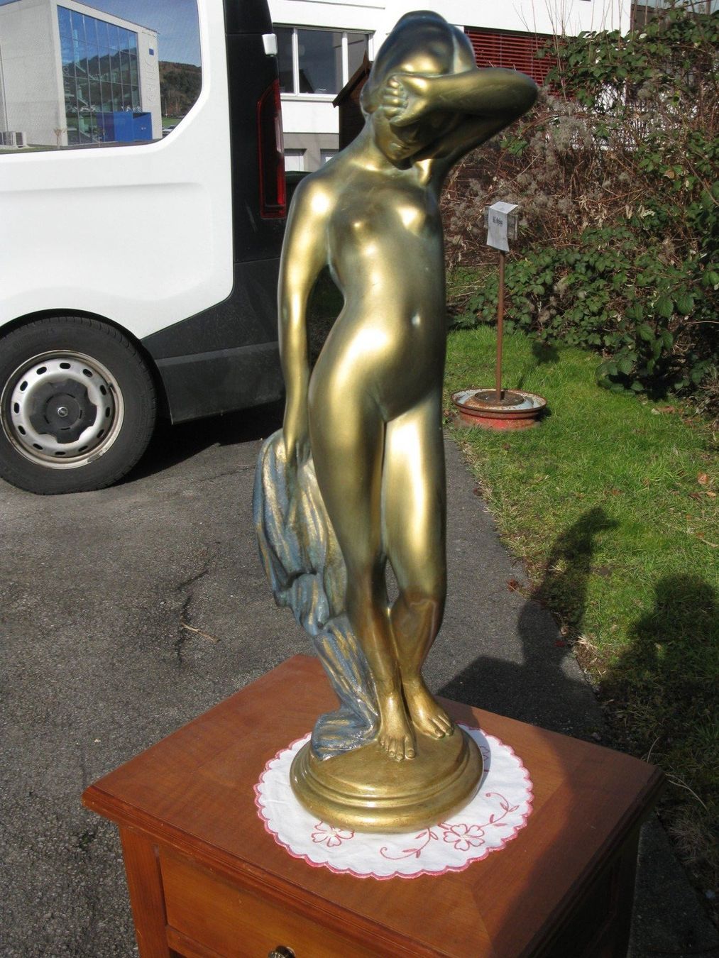 Sculture & Statue: Stehender Frauenakt – Usato da Altstätten venduto da antikundart 2