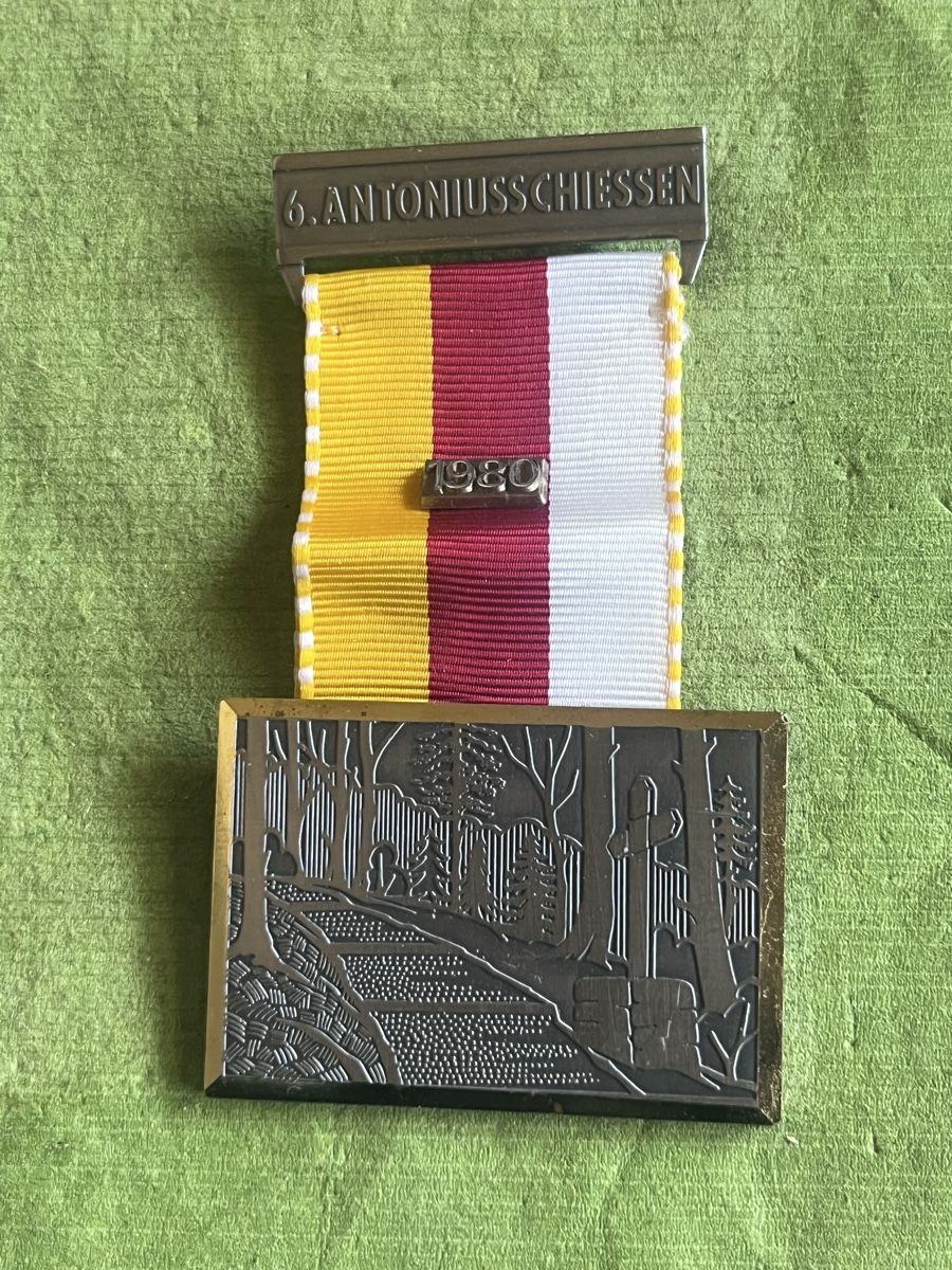 Medaglie: Schützenmedaille Antoniussschiessen 1980 – Usato da Itingen venduto da Bebbi6569