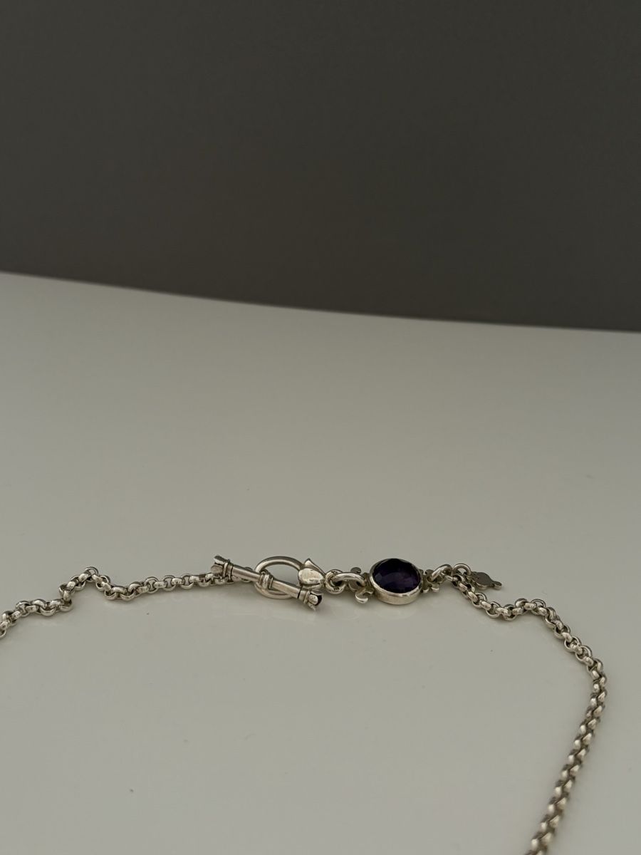 Ensoie Catenine: EnSoie Silberkette Violett 45cm – Nuovo (secondo la descrizione) da Zürich venduto da koc_6l5j 3