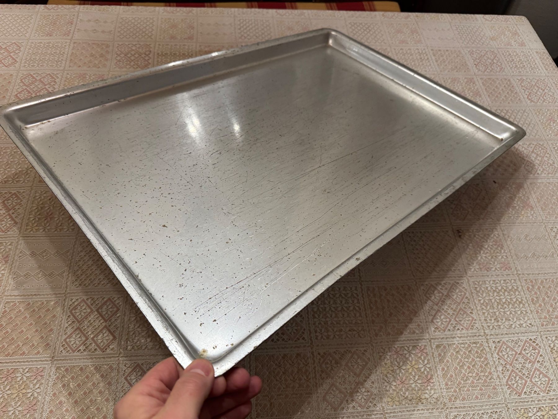Teglie da forno: Grosses Alu-Backblech 45 mal 65 cm – Usato da Winterthur venduto da sportdisco2 1