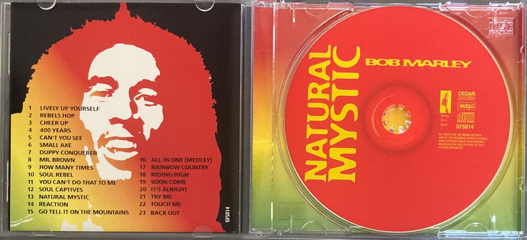 CD: BOB MARLEY - NATURAL MYSTIC – Usato da Poliez-Pittet venduto da Newtown-Records 2