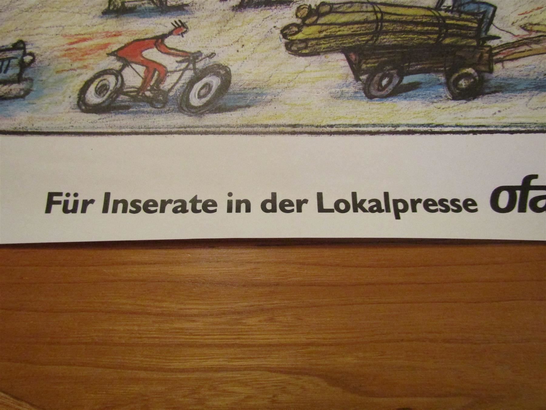 Foto & Immagini: OFA Plakat W. Rieser                                 (Nr.20) – Usato da Herzogenbuchsee venduto da Winigo 1