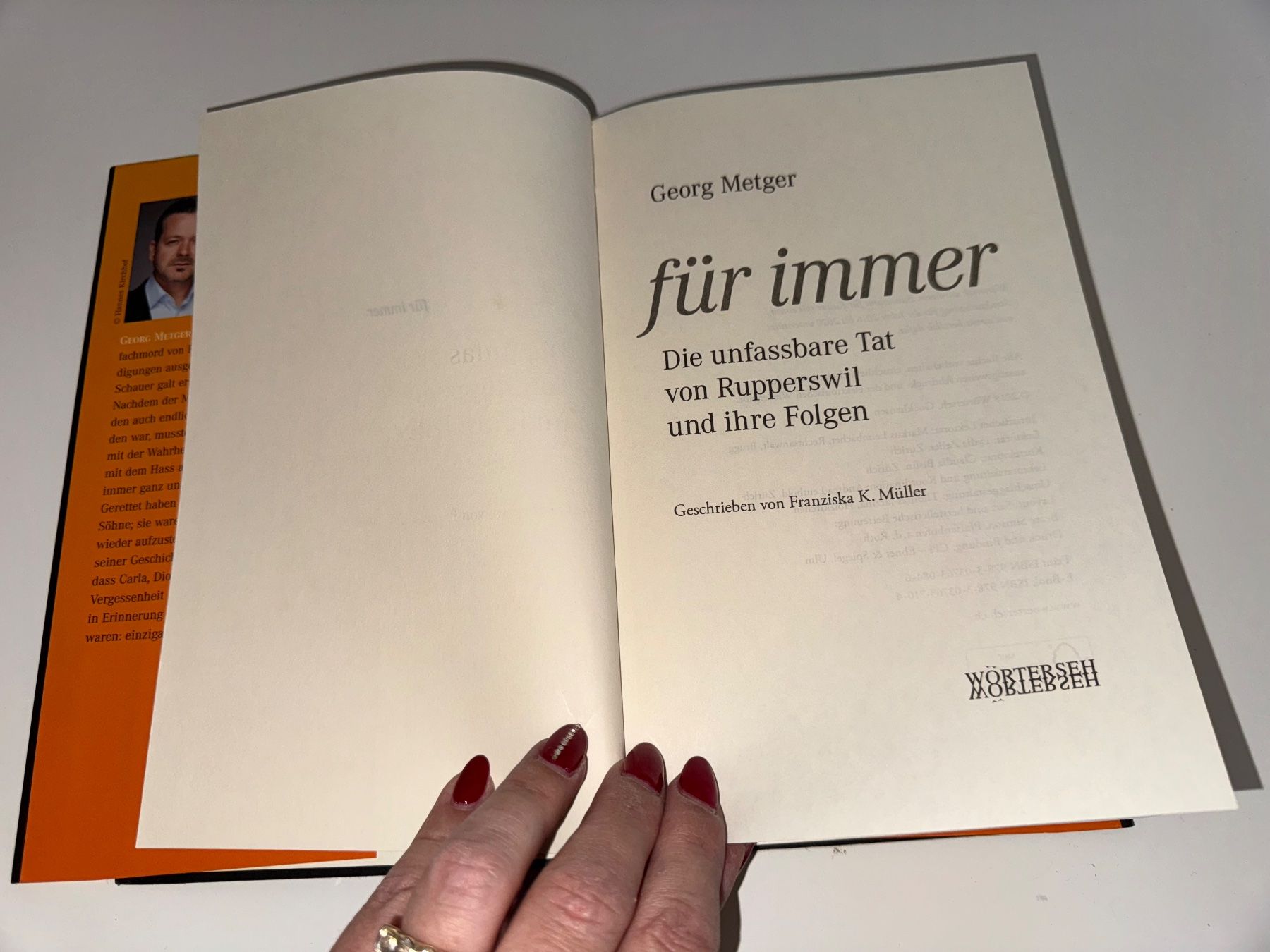 Libri: BUCH: Georg Metger, Für immer – Usato da Grosswangen venduto da Second_hand_paradise 1