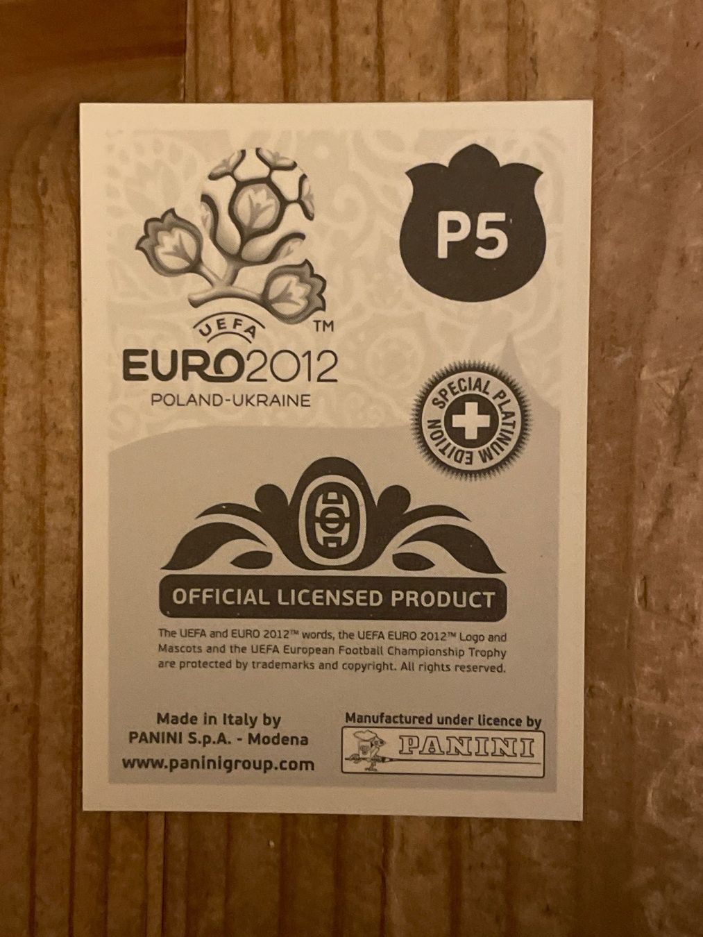Panini Carte collezionabili: PANINI Sticker EURO 2012 "Thomas Müller" Nr. P5 – Usato da Frasnacht venduto da GracyStore 1