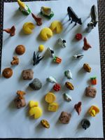 Plastiktiere und Accessoire 44 teilig