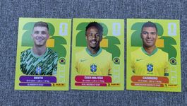 Panini WM Sticker Brasilien 2026 3er Set NEU