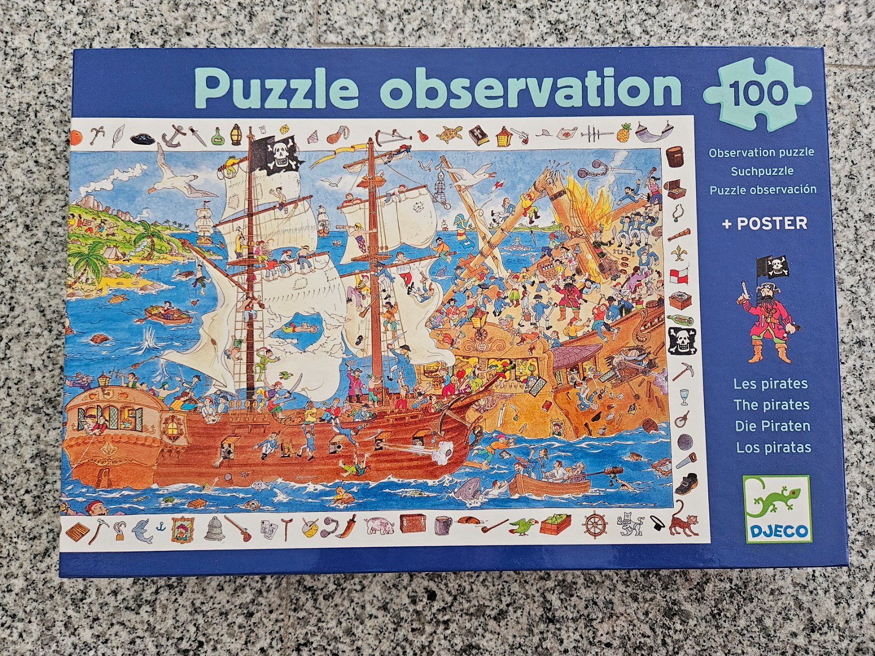 Djeco Puzzle: Djeco Piraten Suchpuzzle – Usato da Unterägeri venduto da Sleepbear 2