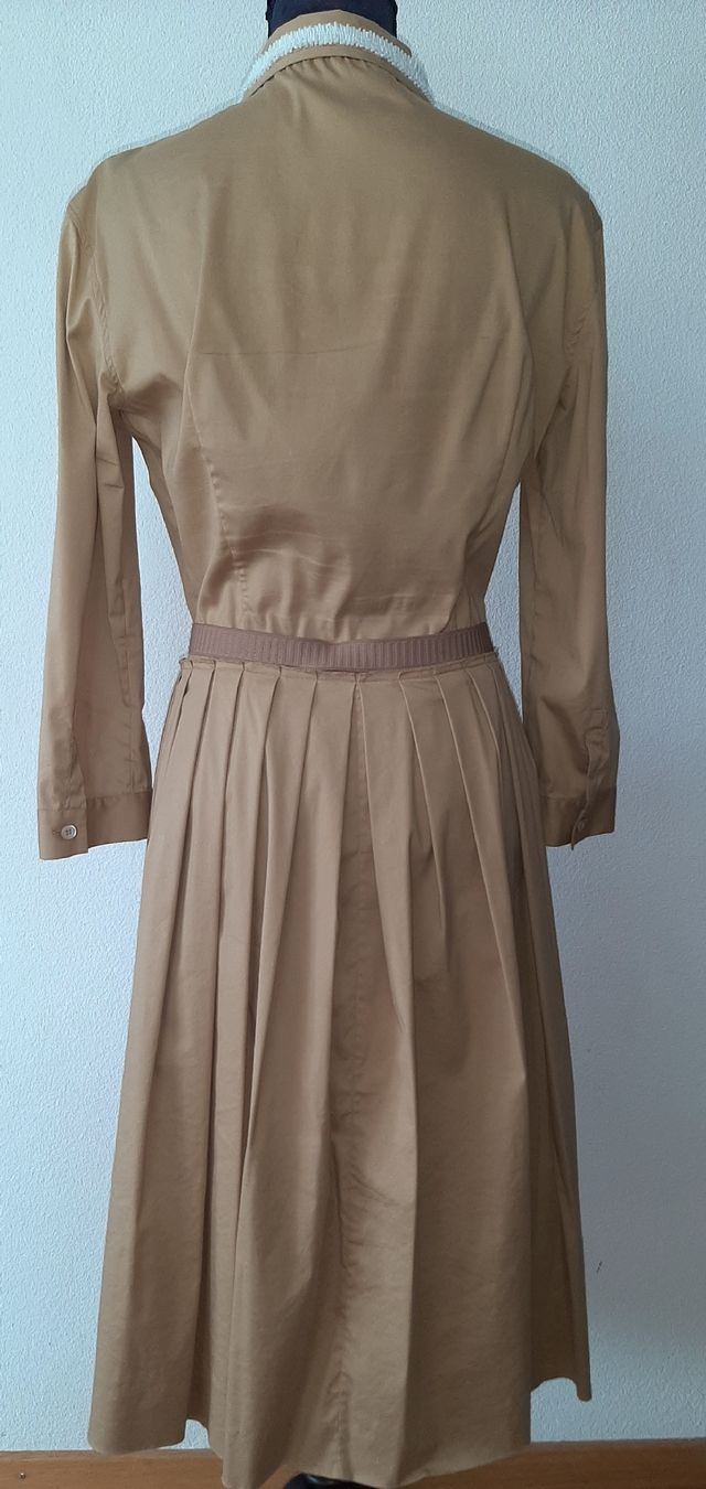 Prada Vestiti: PRADA Hemdkleid, Grösse it 44, beige, Baumwolle – Difettoso da Uster venduto da kgw78 2