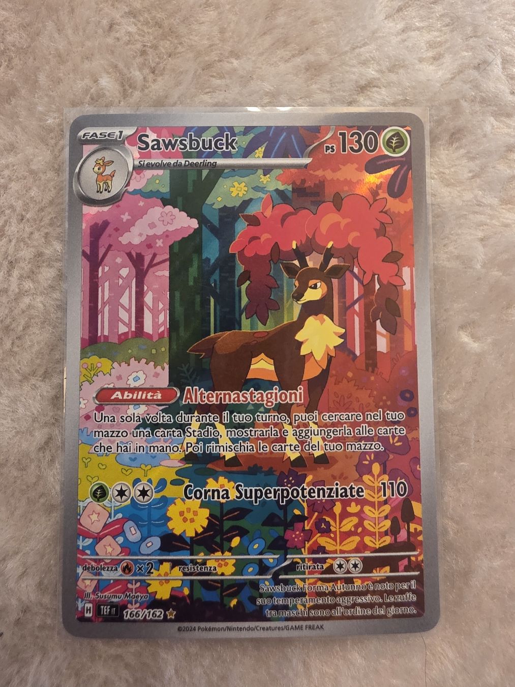 Pokémon Carte collezionabili: Sawsbuck Temporal Force Illustration Rare – Nuovo (secondo la descrizione) da Mendrisio venduto da Tobler.