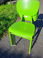 4 Stapel Stühle um 1960