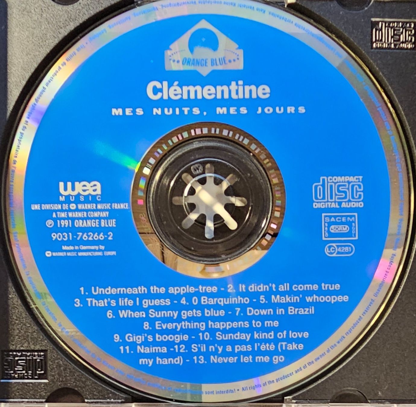 CDs: Clémentine – Mes Nuits, Mes Jours – Gebraucht aus Wahlen b. Laufen von Cg10 1