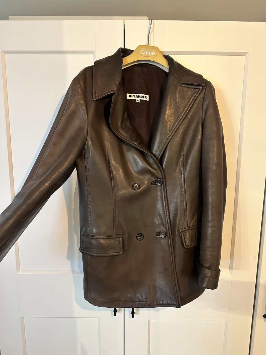 Jil Sander Giacche: Jil Sander Lederjacke braun – Usato da Zürich venduto da millaiana 2